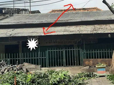 Dijual Rumah ex toko Hitung Tanah, Jampea, Koja Utara dekat Tol.