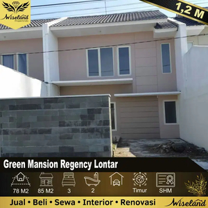 Dijual Rumah Green Mansion Regency Lontar Sambikerep Surabaya