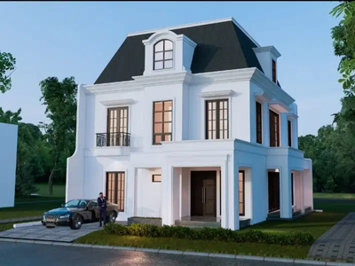 DIJUAL RUMAH KLASIK MEWAH CLUSTER COSMO THE ICON DI BSD CITY