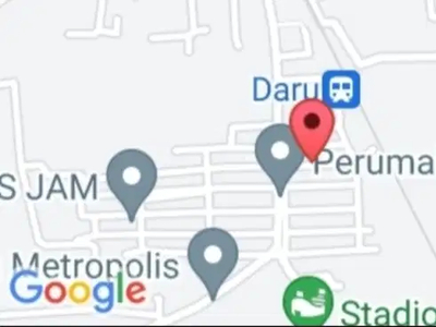 dijual rumah seadanya berikut tanah dekat stasiun daru