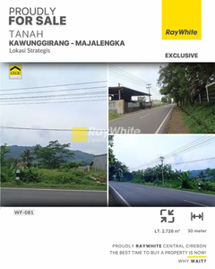 Dijual Tanah di Kawunggirang Majalengka