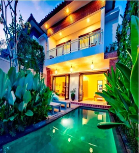FOR RENT 3 Bedrooms Villa With Private Pool in Canggu Parerenan Bali