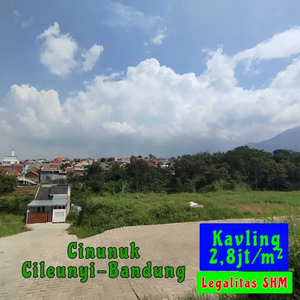 For Sale Kavling Areal Cinunuk Bandung Timur