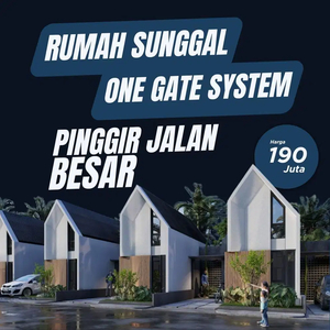 HUNIAN DLM KOMPLEK ADA 61 UNIT DOUBLE DINDING PINGGIR JALAN MENCIRIM