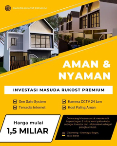 Investasi rumah kost dijual 4 menit kampus IPB Dramaga Bogor