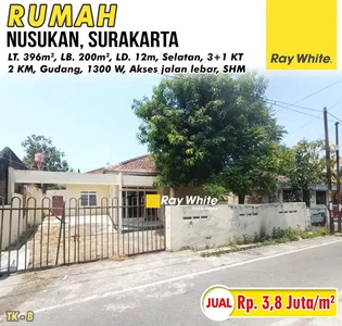 Jual rumah hitung tanah nusukan solo 3,8juta