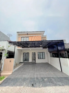 Jual rumah minimalis modern harga bagus di kiwi graha raya bintaro