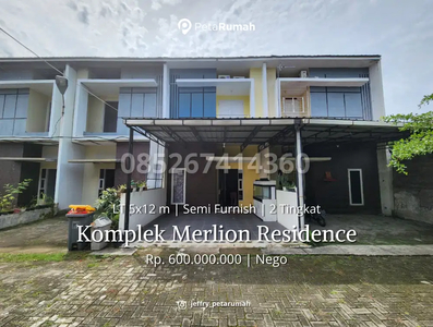 JUAL Rumah Villa Komplek Merlion Residence Jalan Bayu Ringroad Sunggal