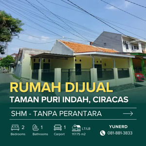 Luas 75/117 lokasi dekat Citraland Puri dan Pintu toll Serang Timur .