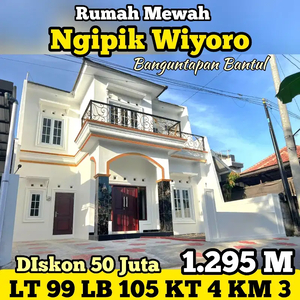 Mewah Baru Pinggir Aspal Ngipik Wiyoro dkt Kotagede Pusat Kota Jogja