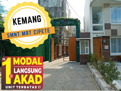 MURAH BANGET Rumah 3 LT Strategis di KEMANG dkt CILANDAK Jagakarsa