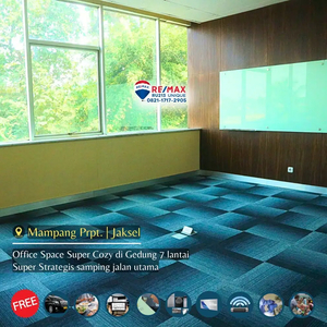 Office Space Super Cozy di Gedung 7 lantai Strategis di Mampang Prpt.