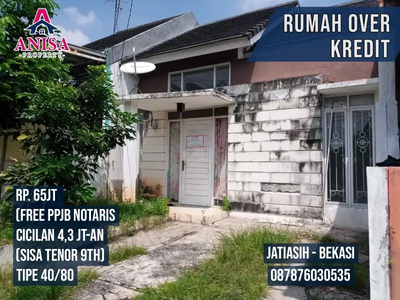 OVER KREDIT HANYA 65 JT, CICILAN SUDAH FLAT SAMPAI LUNAS