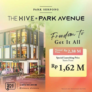 Ruko 3 Lantai Park Serpong The Hive Park Avenue by Lippo Group