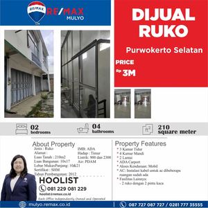 Ruko Dijual Yang Berada Ditengah Kota Purwokerto