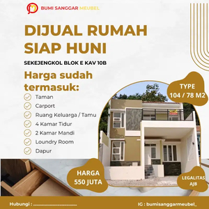 Rumah 2 Lt Dekat Komplek Manglayang Regency