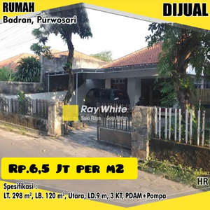 Rumah badran purwosari solo 6,5juta