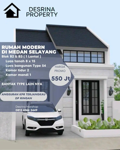 RUMAH CANTIK MURAH DI PADANG BULAN MEDAN SELAYANG