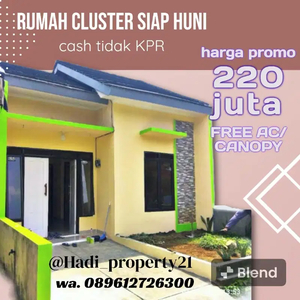 rumah cluster siap huni legalitas SHM