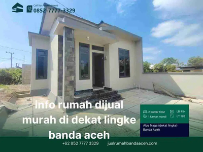Rumah minimalis murah dijual di Jeulingke Banda Aceh