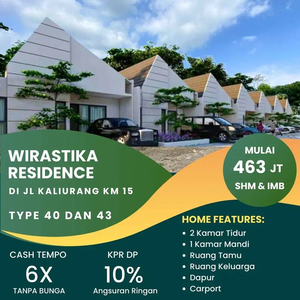 Rumah Modern Fasilitas Lengkap di Jl Kaliurang Km 14 Yogyakarta