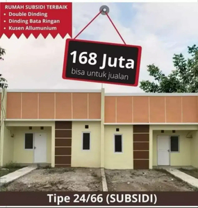 Rumah subsidi dekat Stasiun KRL Tenjo DP 1 jt All in siap huni