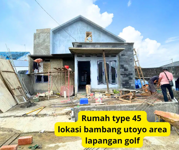 rumah type 45 2 kamar tidur lokasi bambang utoyo