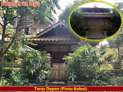 Rumah Unik JOGLO Antik KLASIK Laksana PADEPOKAN di Bekasi FULL FURNISH