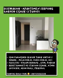 Serpong Garden Apartment [HARGA SEWA PALING MURAH]