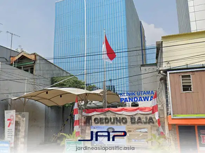 Sewa Kantor Gedung Baja Luas 102 M2 Partisi Sawah Besar Jakarta Pusat