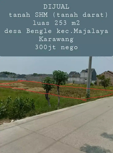 Tanah darat harga nego sampai jadi