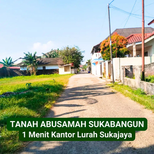Tanah dijual di Palembang lokasi Abusamah Sukabangun lorong Tanjung