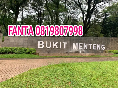 Tanah kavling bukit menteng cluster super premium