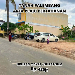 Tanah Kosong Lokasi Plaju Dekat SMA 8 Palembang