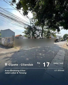 Tanah Murah 373 m² Cipete Cilandak Belakang Citos