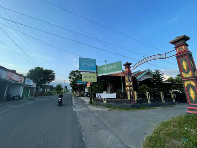 Tanah pekarangan dijual di borangan klaten dekat exit tol prambanan