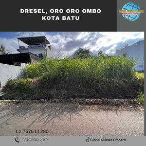 Tanah Siap Bangun Hook Akses Mobil Bebas Lokasi Di Oro Oro Ombo Batu