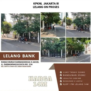 TERMURRAAHH. Dijual via Lelang Bank Rumah Darmawangsa Di Bawah NJOP