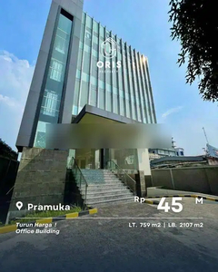 Turun Harga Jual Gedung Kantor Jalan Pramuka Matraman