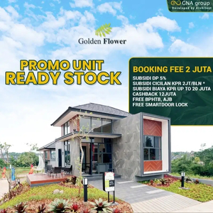 DI JUAL RUMAH READY GOLDEN FLOWER TANGERANG