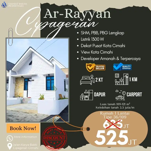 Dijual Rumah 1 Lantai Di Kota Cimahi Bisa KPR