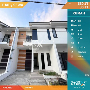 Dijual Rumah Arumba Malang 2 Lantai Minimalis Modern