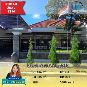 Dijual Rumah Mewah Kawasan Elit Pahlawan Trip Malang