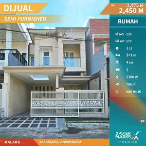 Dijual Rumah Modern Minimalis di Kalpataru Lowokwaru Malang