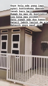 dikontrakan 1 rumah