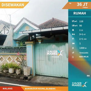 Disewakan Rumah Minimalis daerah Borobudur Agung Blimbing Malang