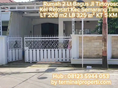 Jual Murah, Rumah Bagus 2 Lt di Jl Tirtoyoso Kel Rejosari Semarang Tim