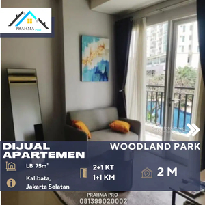 Kalibata Jakarta Selatan Apartemen Woodland Park Lt Dasar Dijual