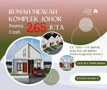 PROMO RUMAH MURAH HANYA 1 UNIT DI JOHOR UJUNG