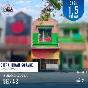 Ruko Murah Depan Gerbang Citra Indah City Ciputra